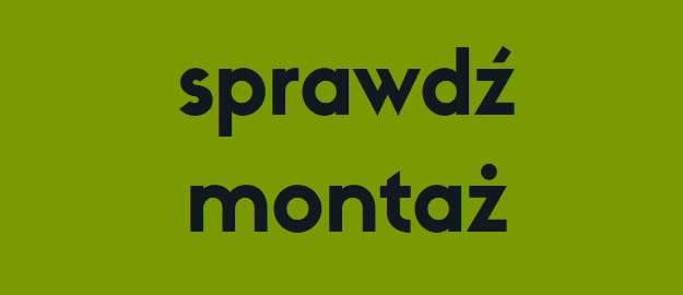 montaż